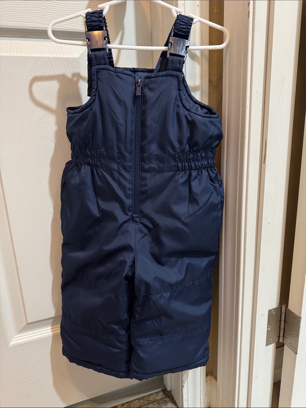 Carter's Navy Blue Insulated Kids Snow Overalls. Size 18 Months. Gently Used.